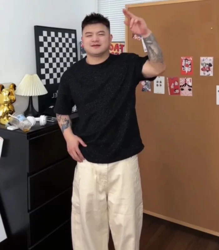 小香風滿天星五分短袖