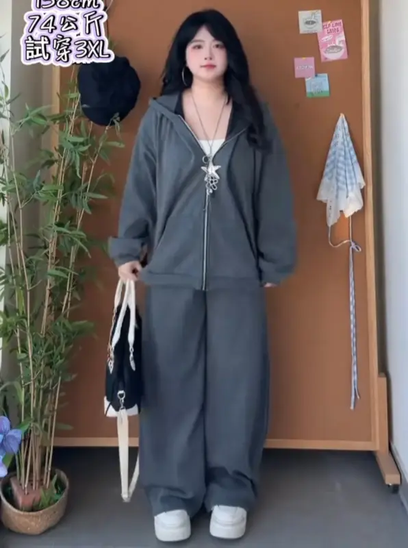 (現貨)韓系加厚衛衣套裝