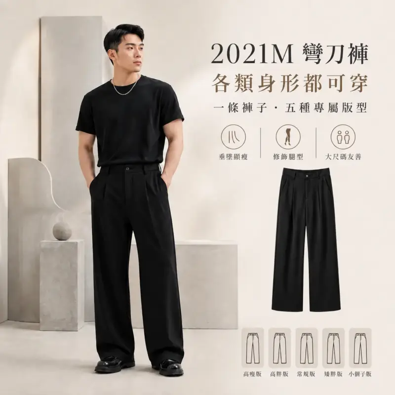 2021m彎刀褲