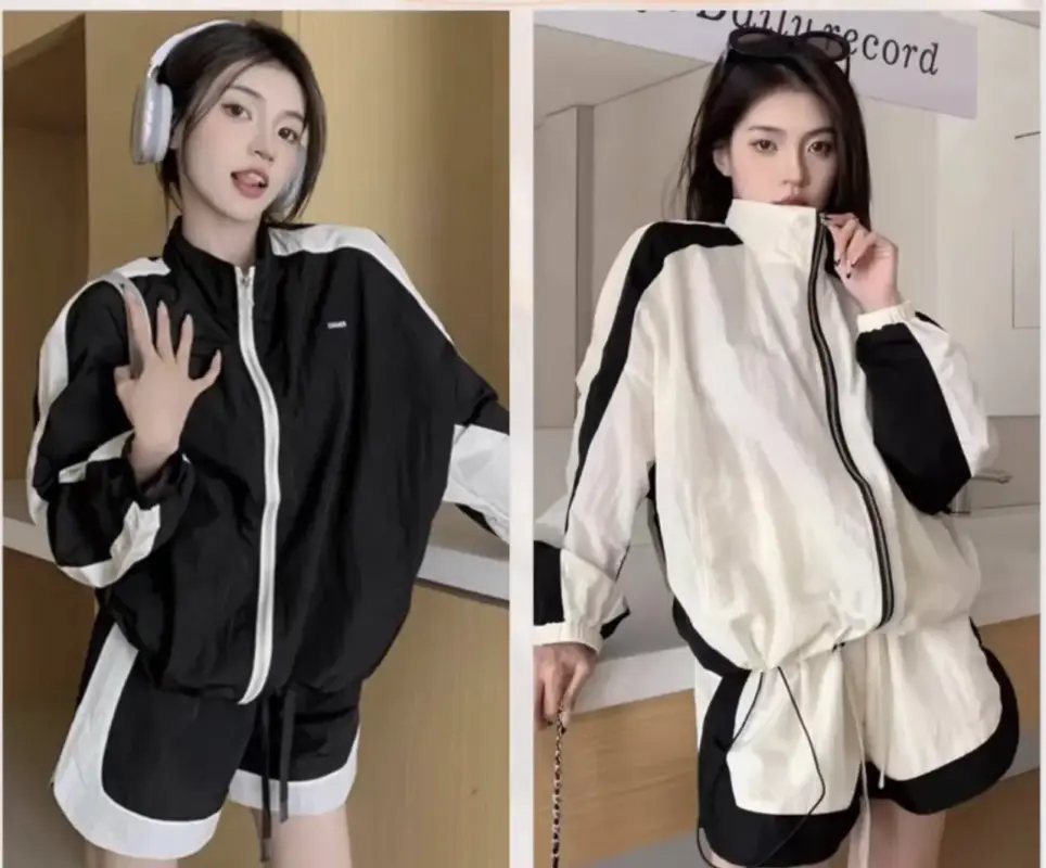 拼色運動服套裝
