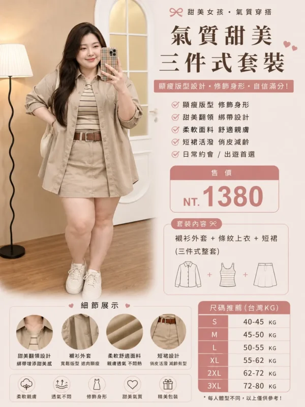 夏日燕麥拿鐵三件套組