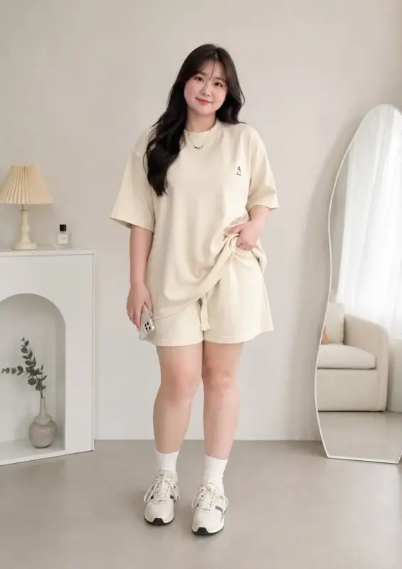 韓版寬松運動套裝縮圖 2