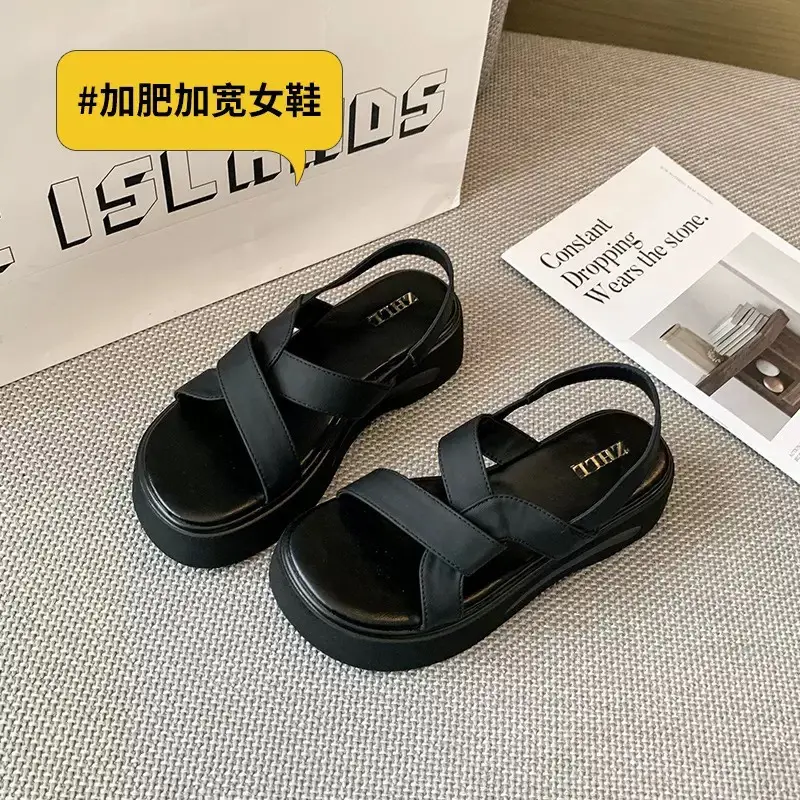 厚底增高涼鞋縮圖 4