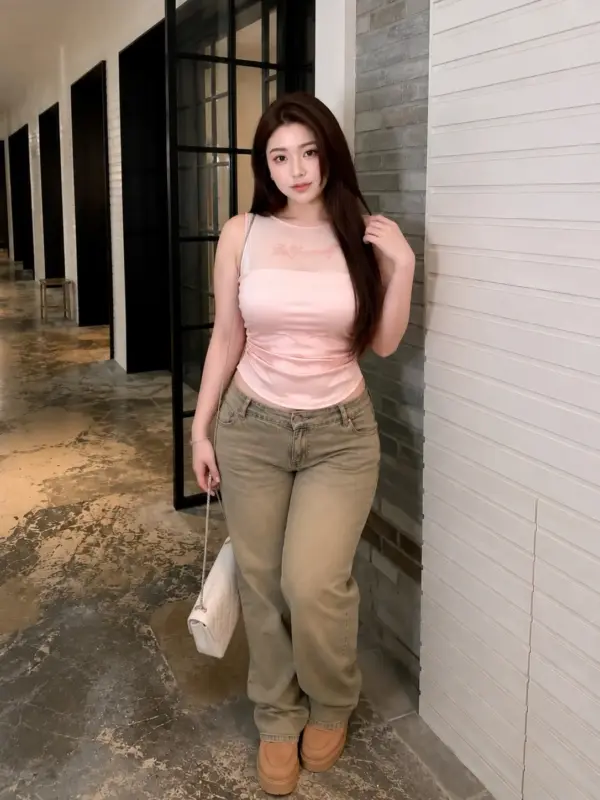 純欲風網紗抹胸短款背心縮圖 2