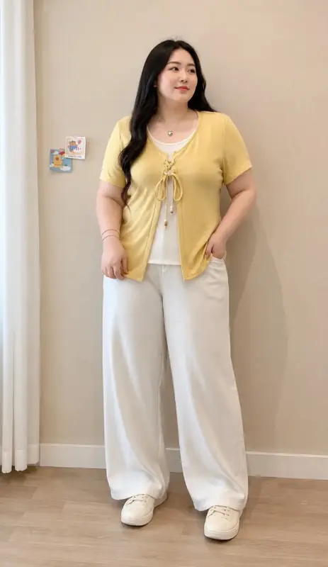 873 假兩件綁帶短袖縮圖 2