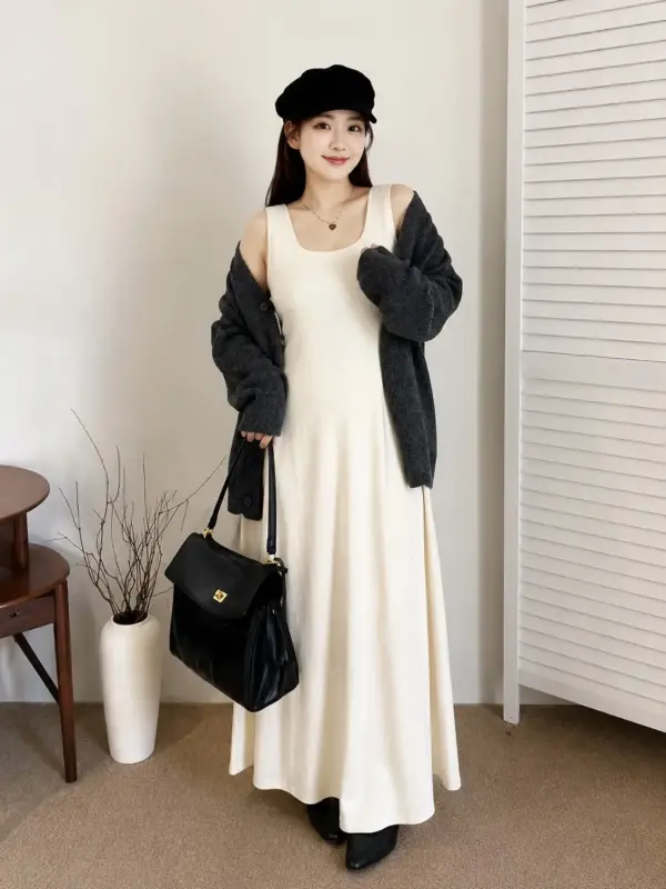 雙面穿背心裙縮圖 2