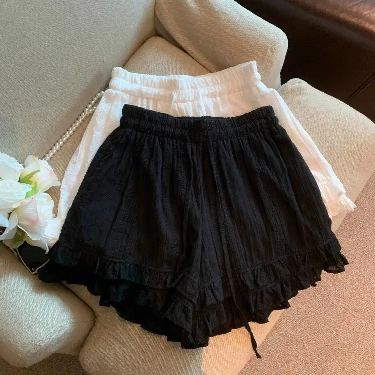 Lace Panelled Short Pants thumbnail 2