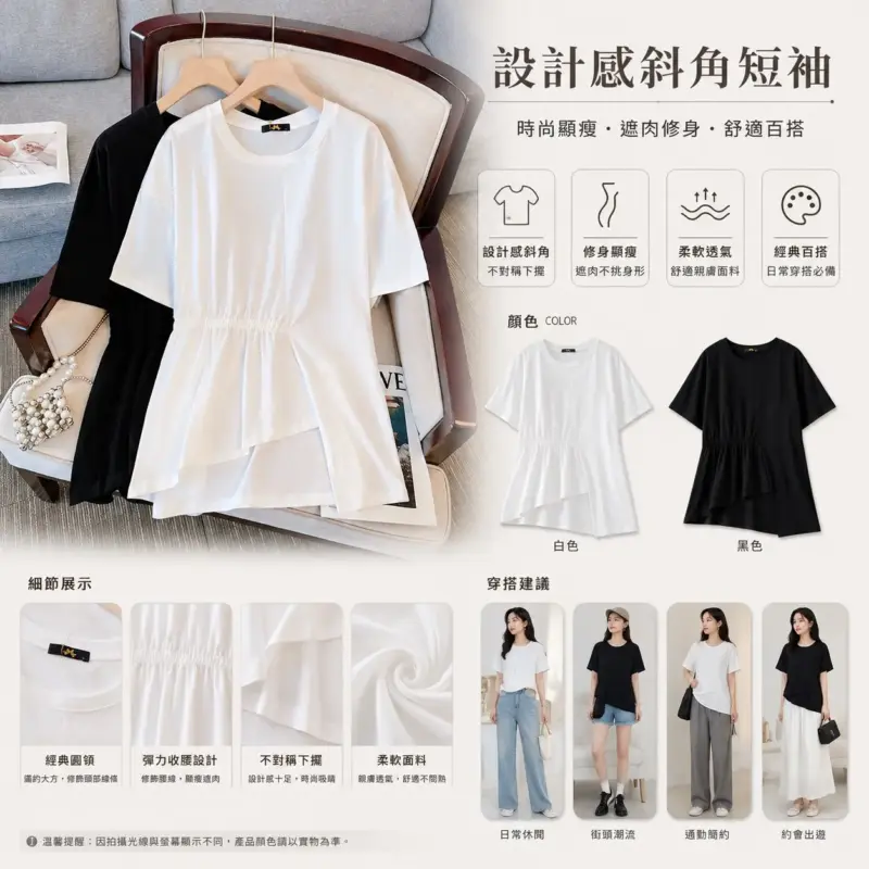 Design-Sense One-Shoulder Tank Top