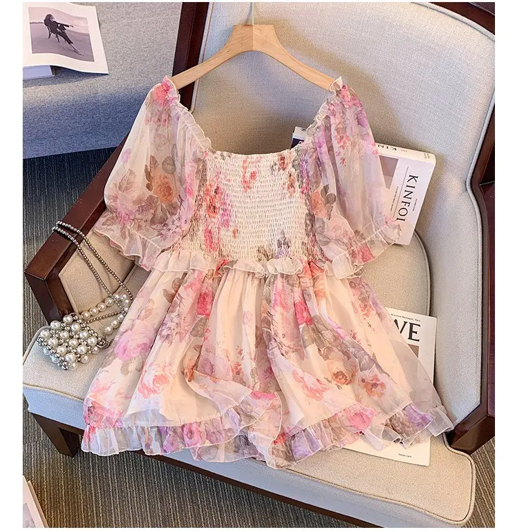 Floral Elegant Blouse thumbnail 3