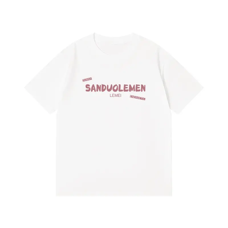 Couple English Letter Short Sleeve thumbnail 2