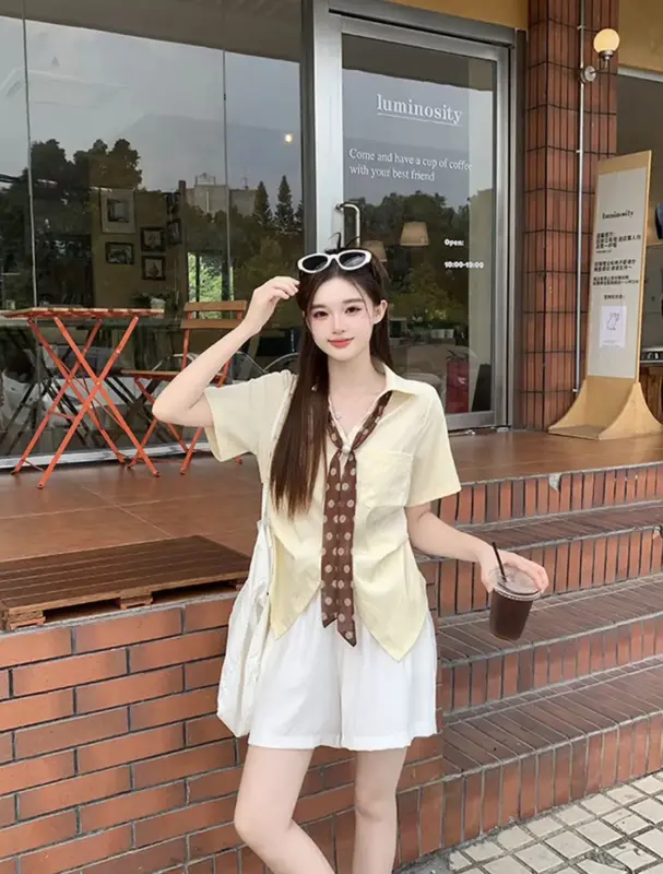 Polka Dot Bow Blouse thumbnail 5