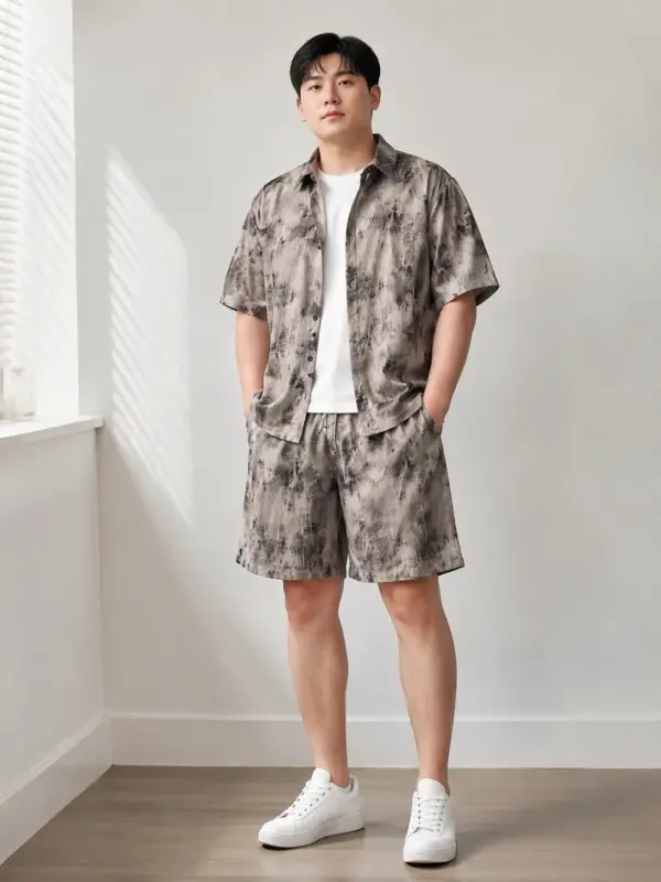 Tie-Dye Ice Silk Casual Set thumbnail 2