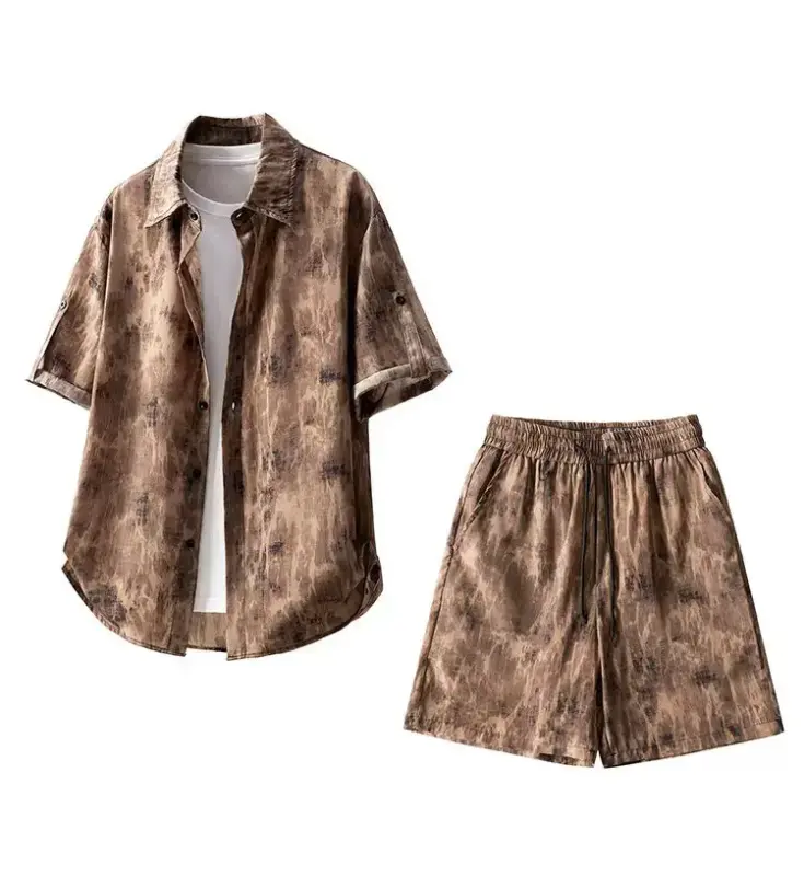 Tie-Dye Ice Silk Casual Set thumbnail 3