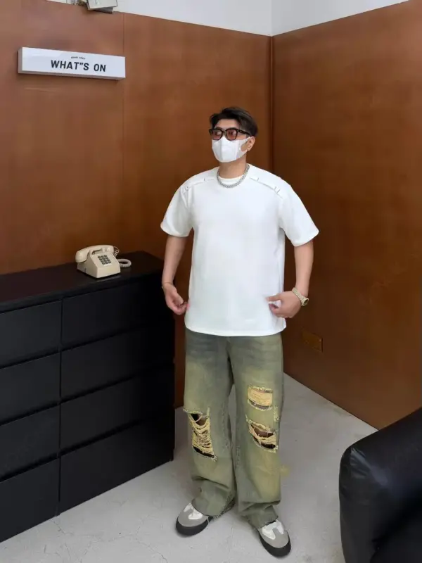 Metallic Casual Short Sleeve thumbnail 2