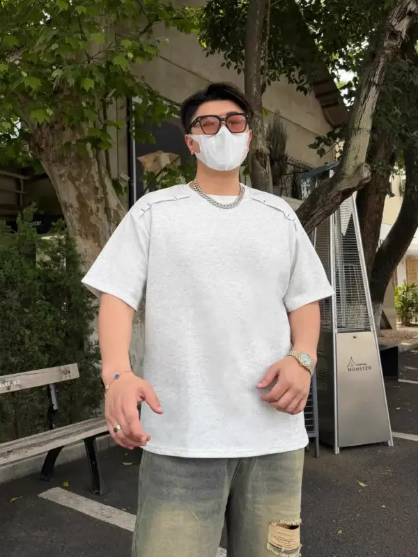 Metallic Casual Short Sleeve thumbnail 4