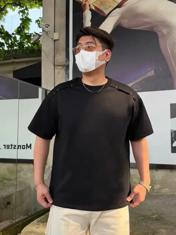 Metallic Casual Short Sleeve thumbnail 5