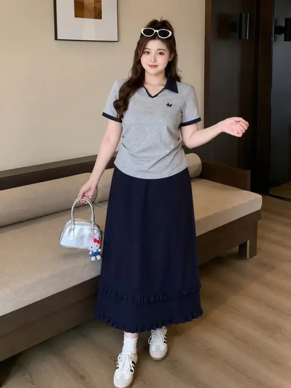 875撞色两件套 縮圖 2