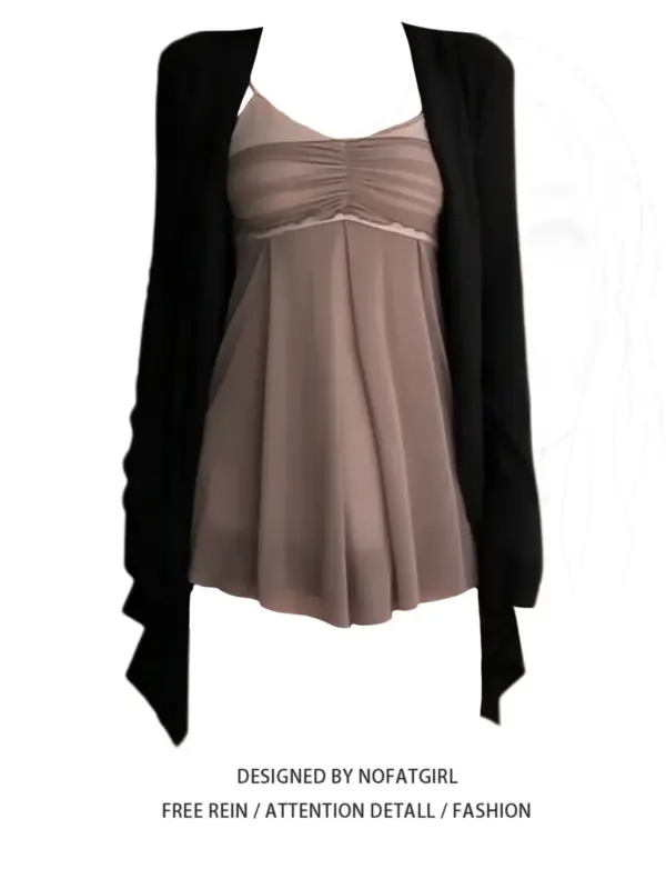 Gentle Wind Camisole Cardigan Two-Piece Set thumbnail 3