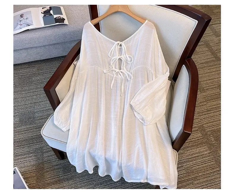 Backstrap Cotton Midi Dress thumbnail 4