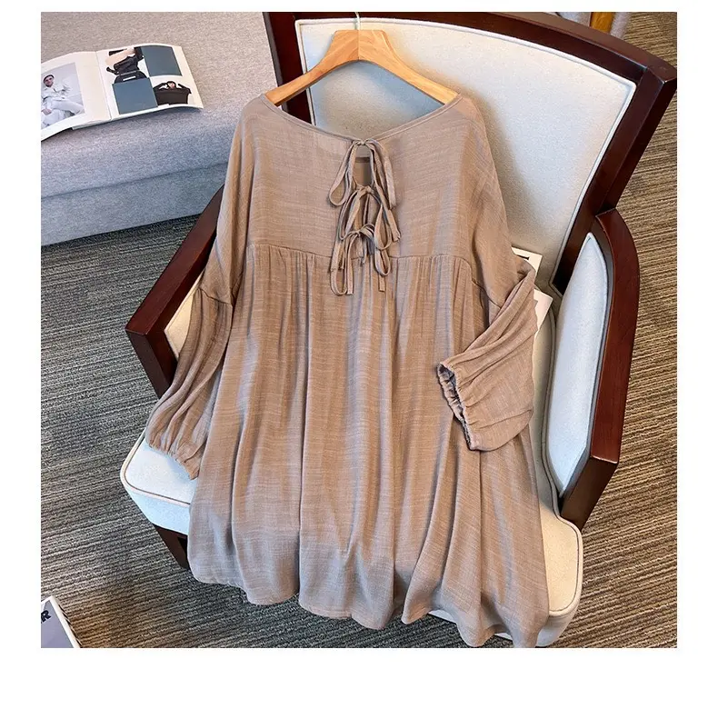 Backstrap Cotton Midi Dress thumbnail 5