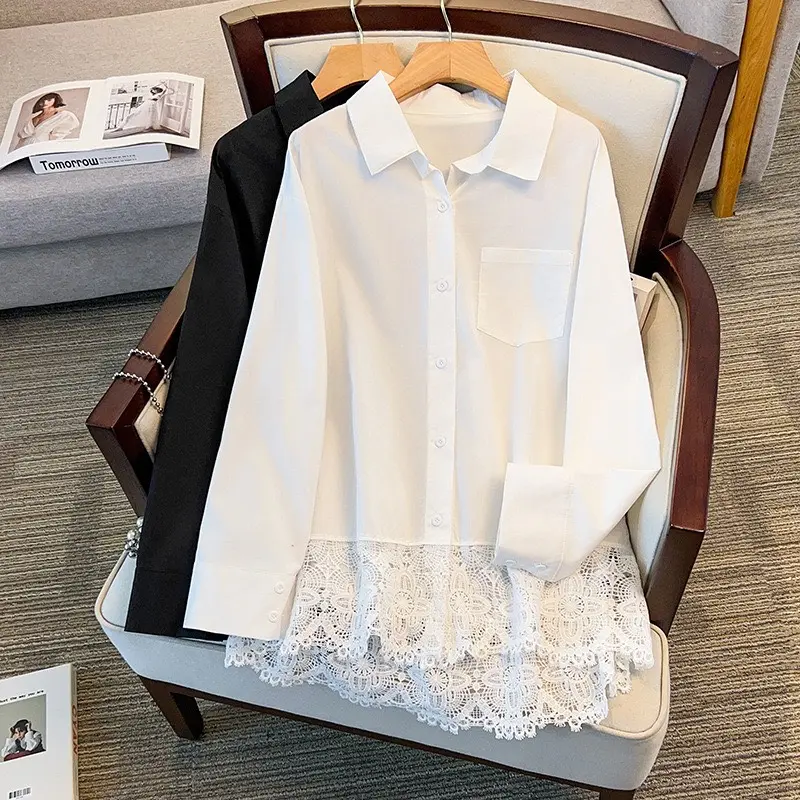 French Lace Cutout Blouse thumbnail 2