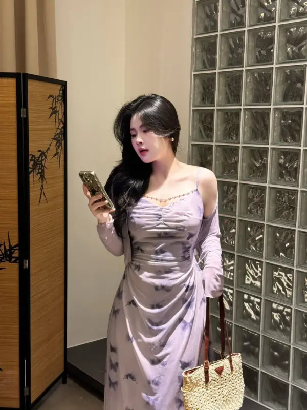 碎花鏈條開衫兩套裙 縮圖 4