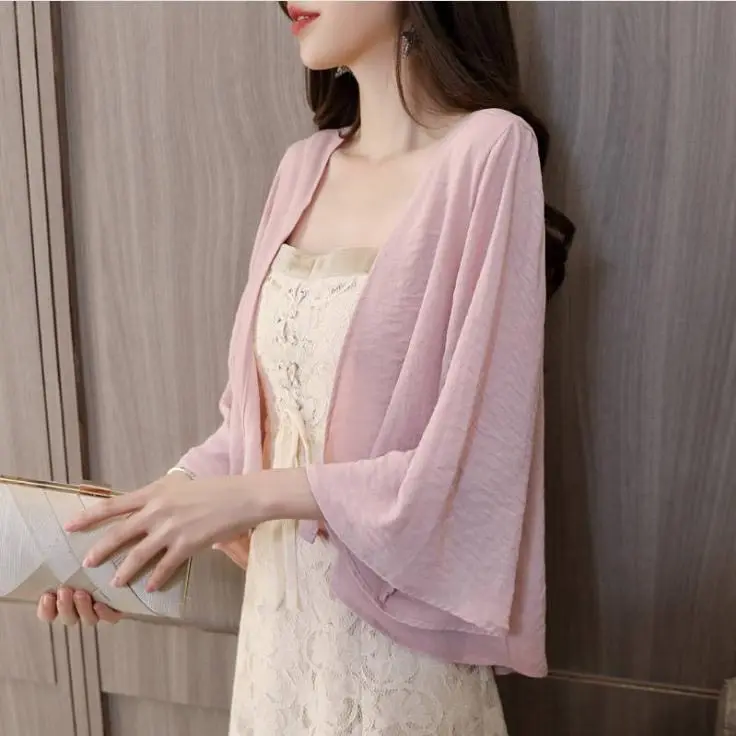 Chiffon Top Cardigan thumbnail 4