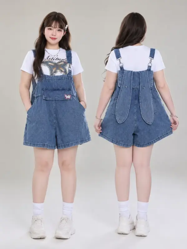Cute Bunny Ears Backed Shorts with Big Ears thumbnail 2