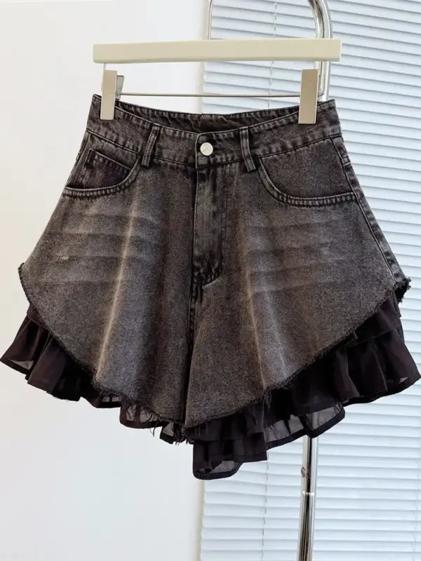 Flounce Panelled Pants thumbnail 3