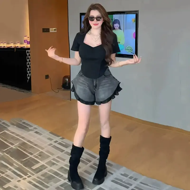 Flounce Panelled Pants thumbnail 2