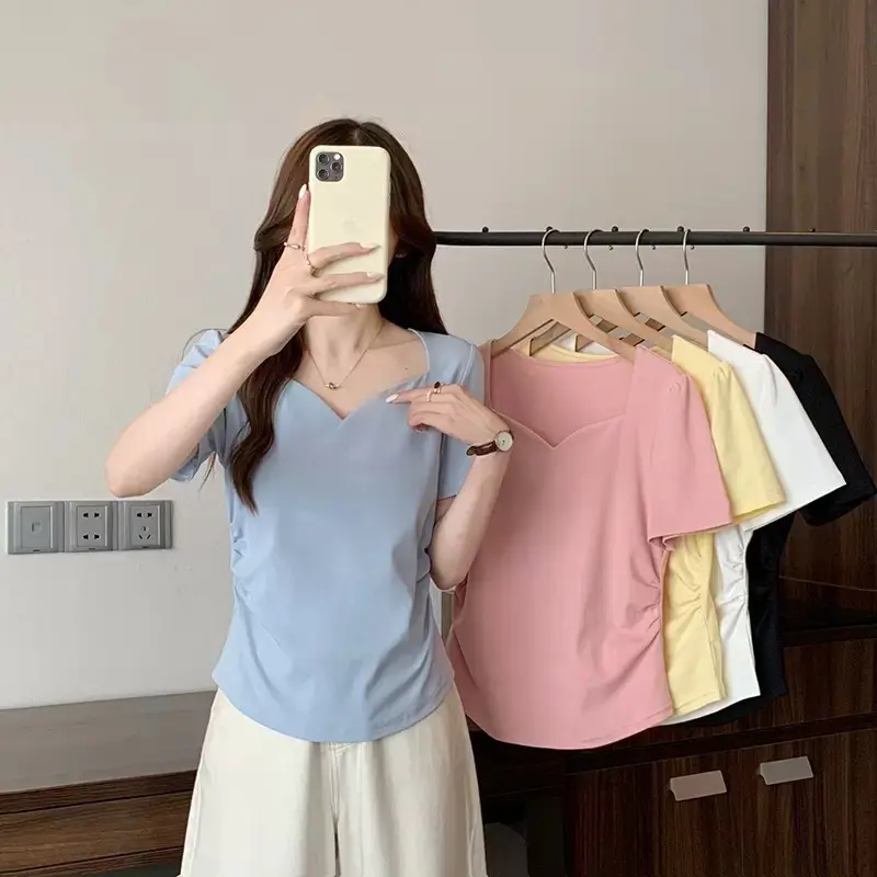Irregular Arc Sleeve Top thumbnail 2