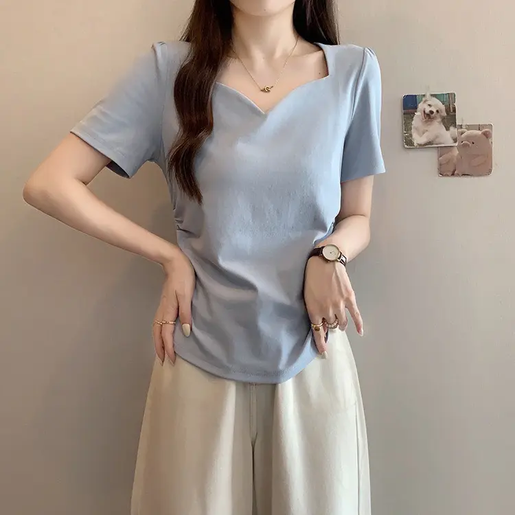 Irregular Arc Sleeve Top thumbnail 3