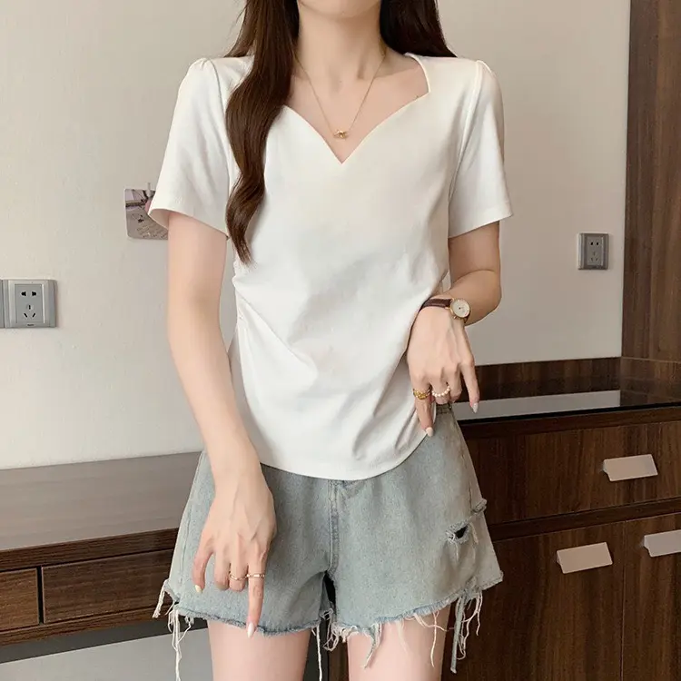 Irregular Arc Sleeve Top thumbnail 4