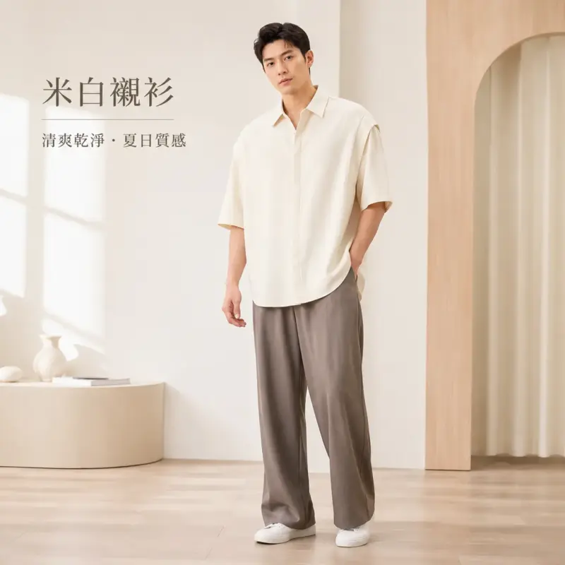老錢風襯衫 縮圖 2