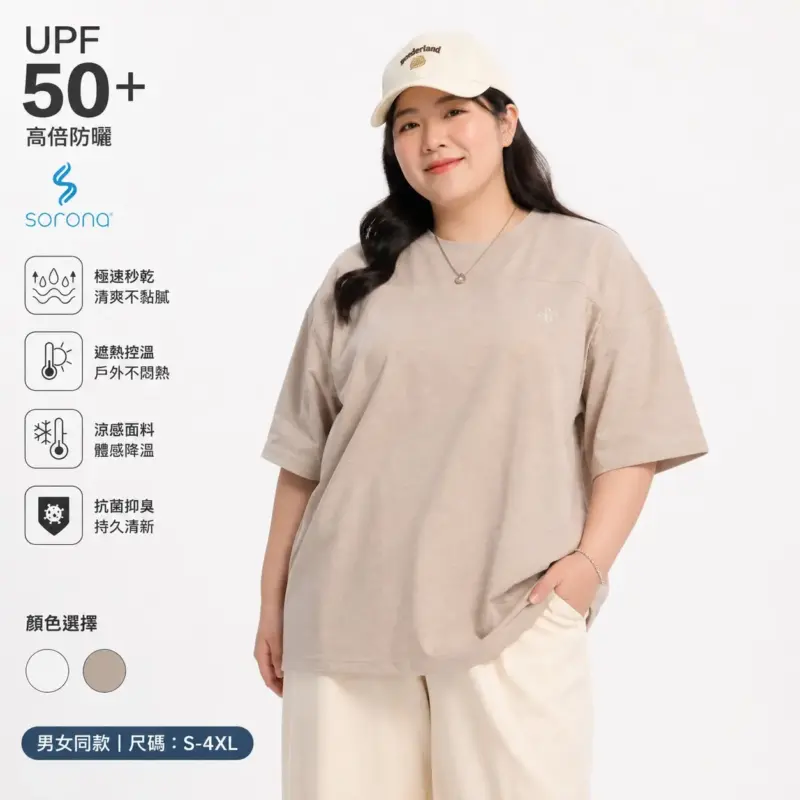 涼感抗菌短袖(男女同款) 縮圖 4