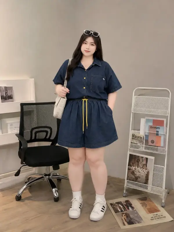 Korean Vintage Blouse Two-Piece Set thumbnail 2