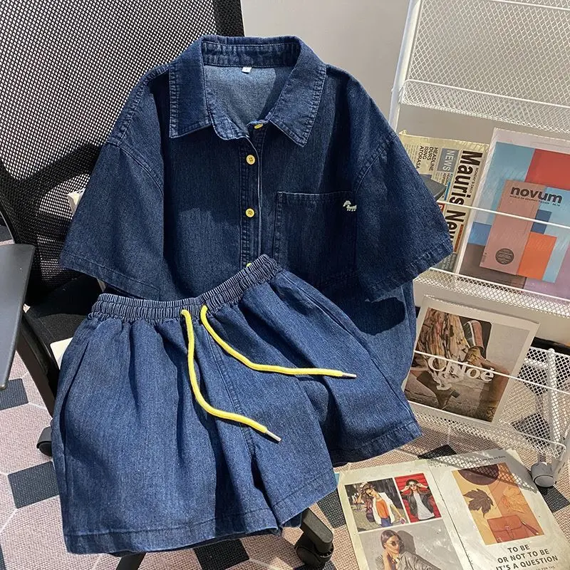 Korean Vintage Blouse Two-Piece Set thumbnail 3