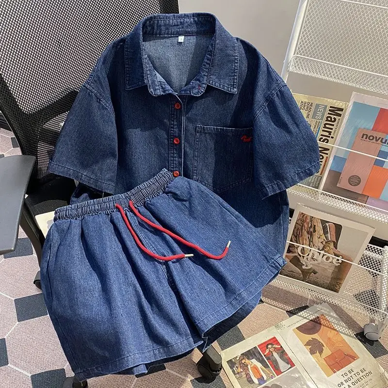 Korean Vintage Blouse Two-Piece Set thumbnail 4