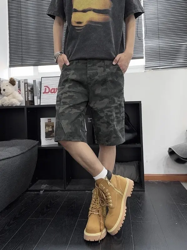美式迷彩工裝短褲 縮圖 2