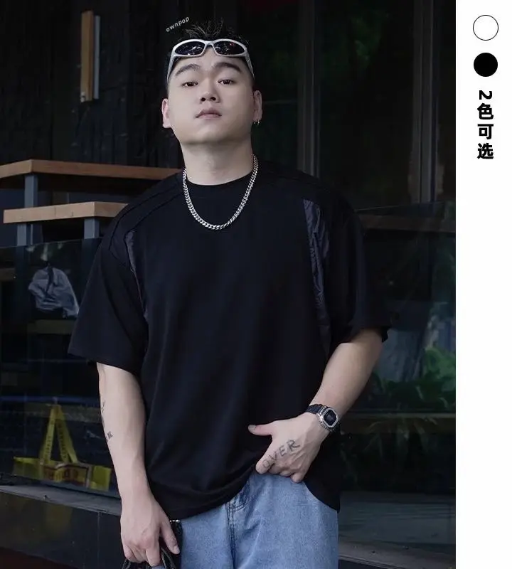 拼接網透氣短袖 縮圖 2