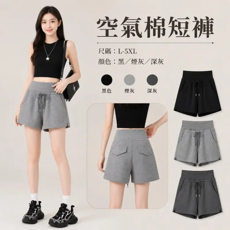 Air Cotton Shorts