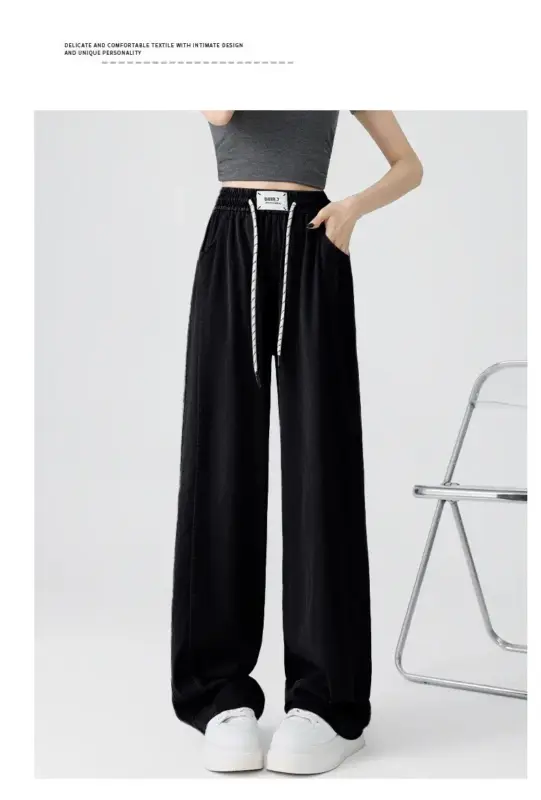 Drawstring Tencel Washed Pants thumbnail 2