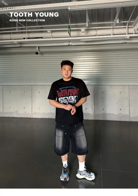美式印花百搭圓領T恤 縮圖 2