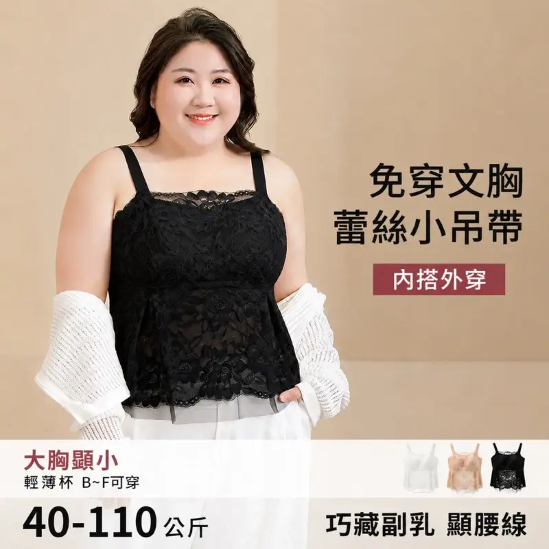 粉底液隱形吊帶背心 縮圖 2