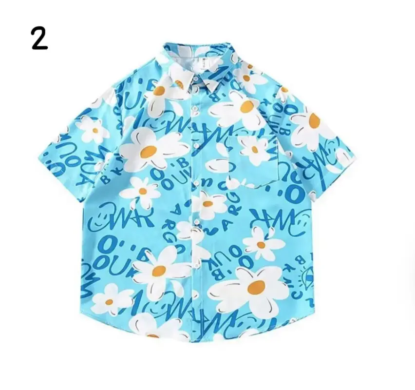 古著巴洛克花襯衫 縮圖 4
