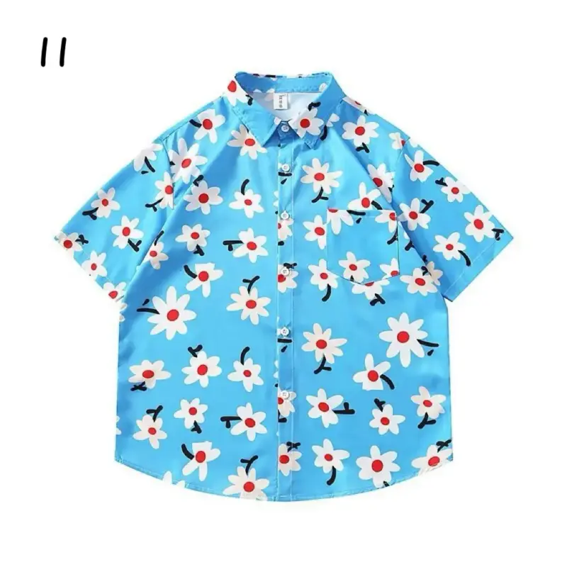 古著巴洛克花襯衫 縮圖 13
