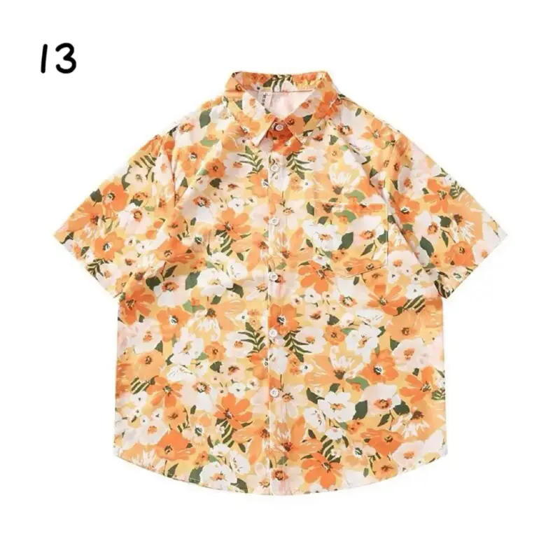 古著巴洛克花襯衫 縮圖 15