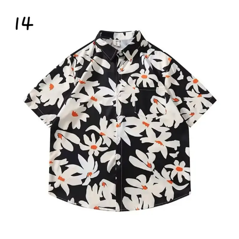 古著巴洛克花襯衫 縮圖 16