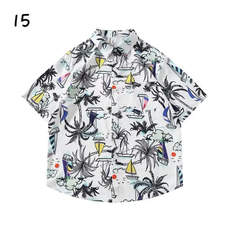 古著巴洛克花襯衫 縮圖 17