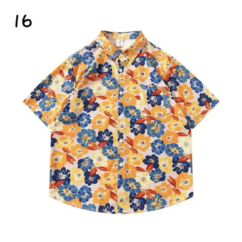 古著巴洛克花襯衫 縮圖 18
